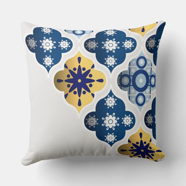 Almofada coussin avec l'artisanat marocain (Verso)