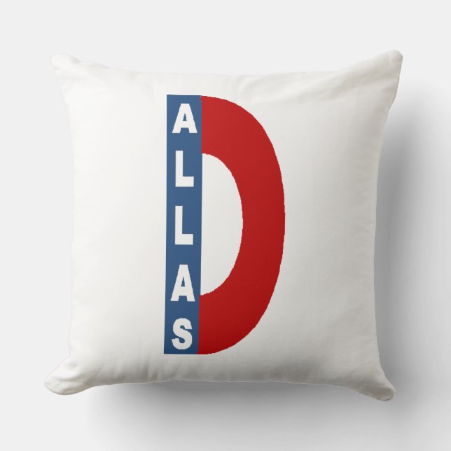 Almofada Coussin blanc grand modèle  DESIGN  DALLAS (Frente)