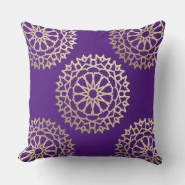 Almofada Coussin Bohême chic violet