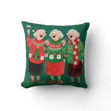 Coussin de Noël Festive pour Femmes – Pulls de Noë