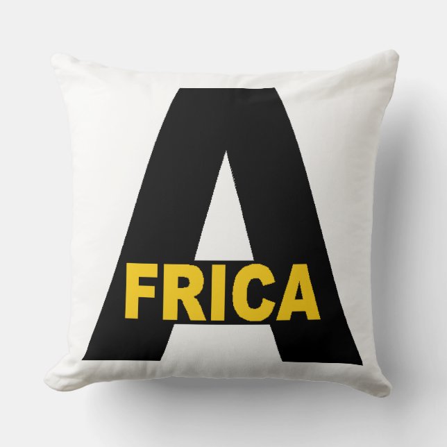 Almofada Coussin décoratif  blanc  AFRICA (Frente)