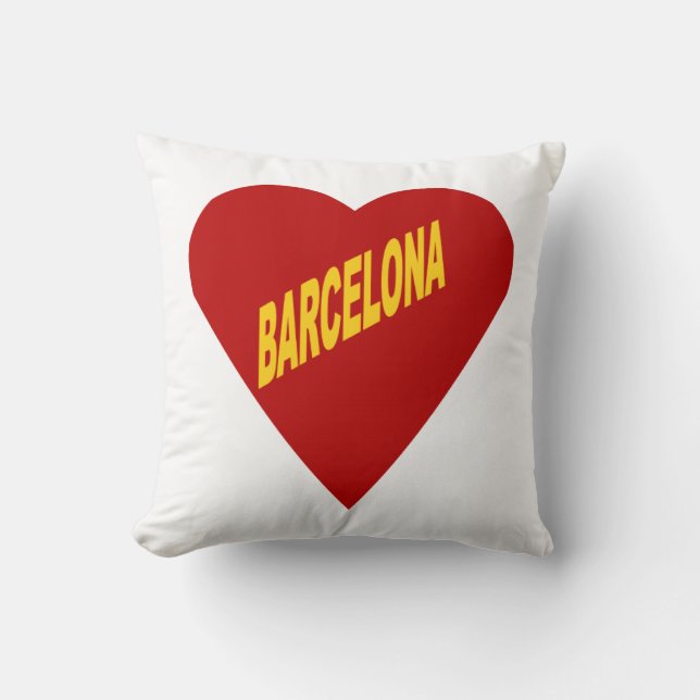 Almofada Coussin décoratif blanc BARCELONA (Frente)