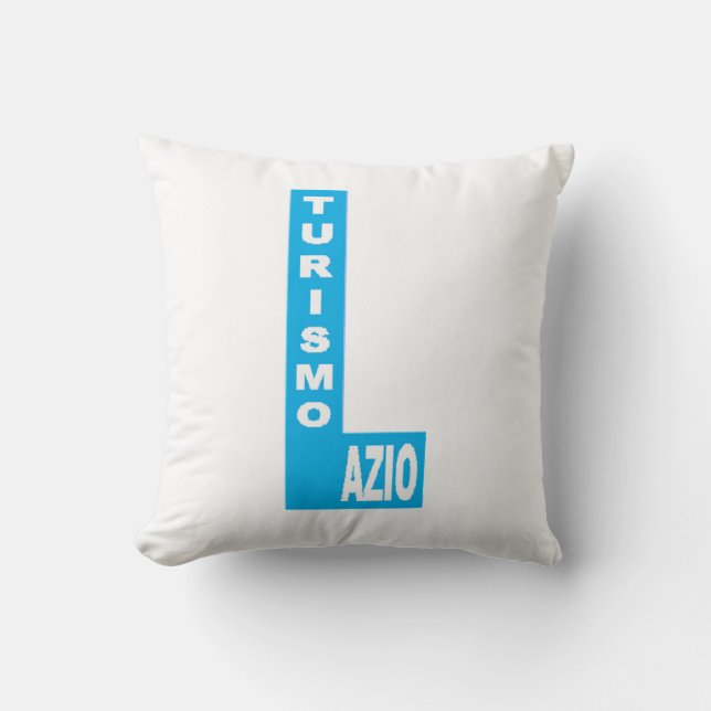 Almofada Coussin décoratif blanc  DESIGN  LAZIO  TURISMO (Frente)
