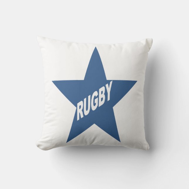 Almofada Coussin décoratif blanc  ETOILE  RUGBY  (Frente)