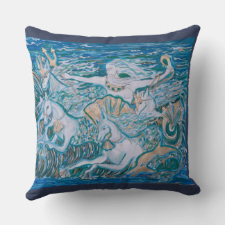 Almofada coussin décoratif thème mer poseidon