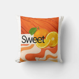 Almofada coussin decoratifs   of orange art 