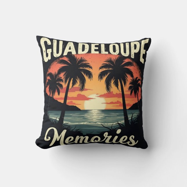 Almofada Coussin Guadeloupe Memories | Pillow (Frente)