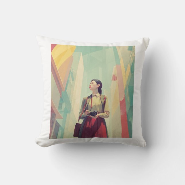 Almofada Coussin Kazuko photographe (Frente)