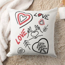 Almofada Coussin love et cœurs pour la st Valentin