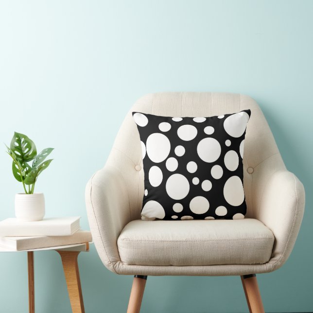Almofada Coussin motif pois de différentes tailles (Cadeira)