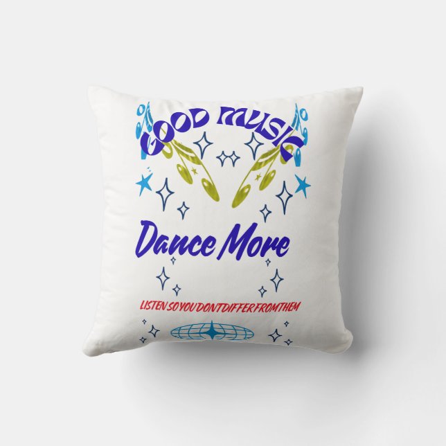 Almofada Coussin, Music Dance (Verso)