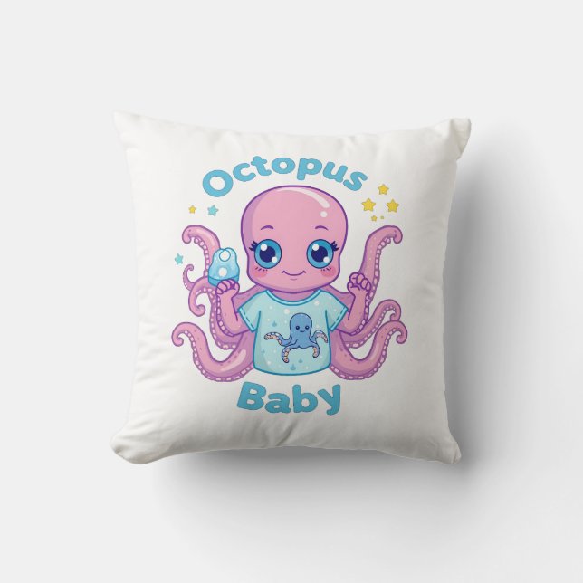 Almofada Coussin Octopus Baby  (Frente)