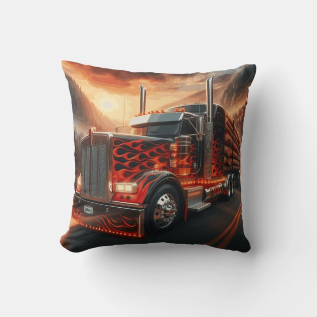 Almofada Coussin route 66 du camionneur (Frente)