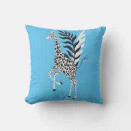 Almofada Coussin Wildlife Friendship - Giraffe Blue sky