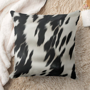 Almofada Cowhide da Fazenda Ocidental