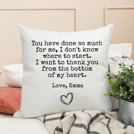 Almofada Coworker Obrigado Massagem para o Aniversário