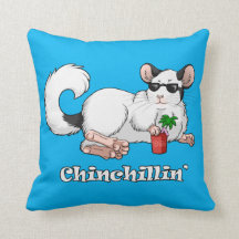 Coxim 41 cm x 41 cm do lance de Chinchillin