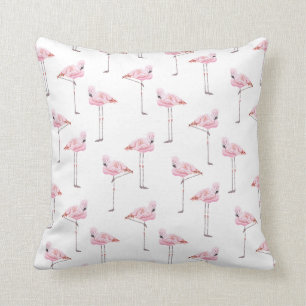 Almofada Coxim COR-DE-ROSA E BRANCO do PARQUE do FLAMINGO