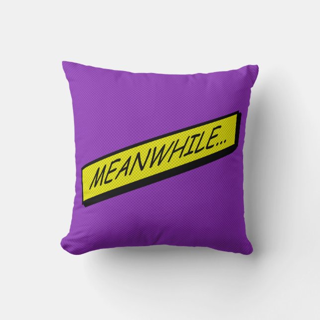 Almofada Coxim da banda desenhada - entrementes… (Frente)