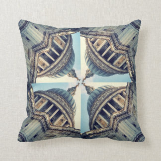 Almofada Coxim das construções da colagem da arte de