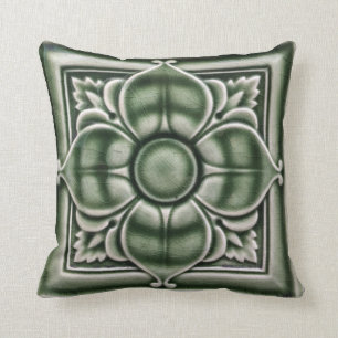 Almofada Coxim do azulejo de Edwardian