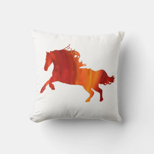 Almofada Coxim do lance do cavalo selvagem