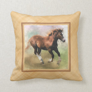 Almofada Coxim do potro do cavalo de esboço