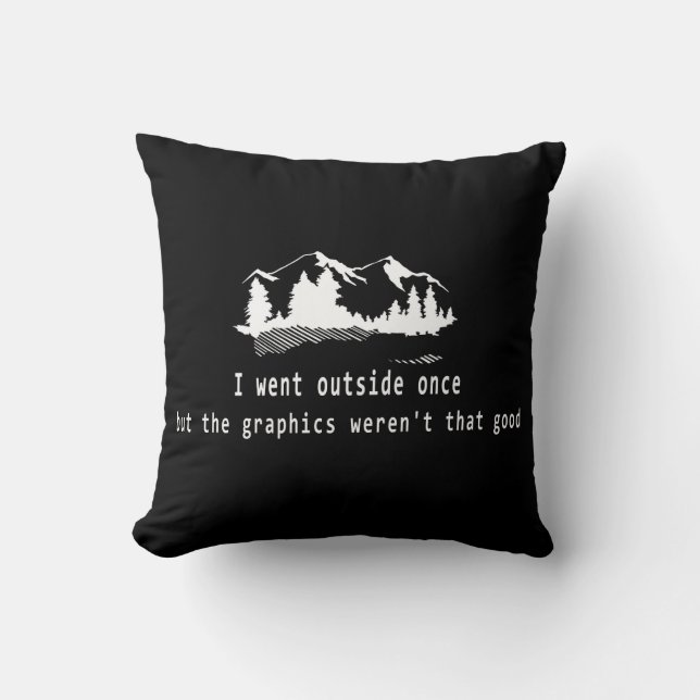 Almofada coxim engraçado para gamers, geeks e nerd (Frente)