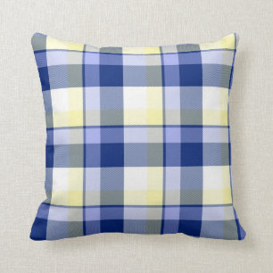 Almofada Coxim frente e verso do design da xadrez de Tartan