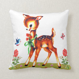 Almofada Coxim Kitschy bonito dos cervos