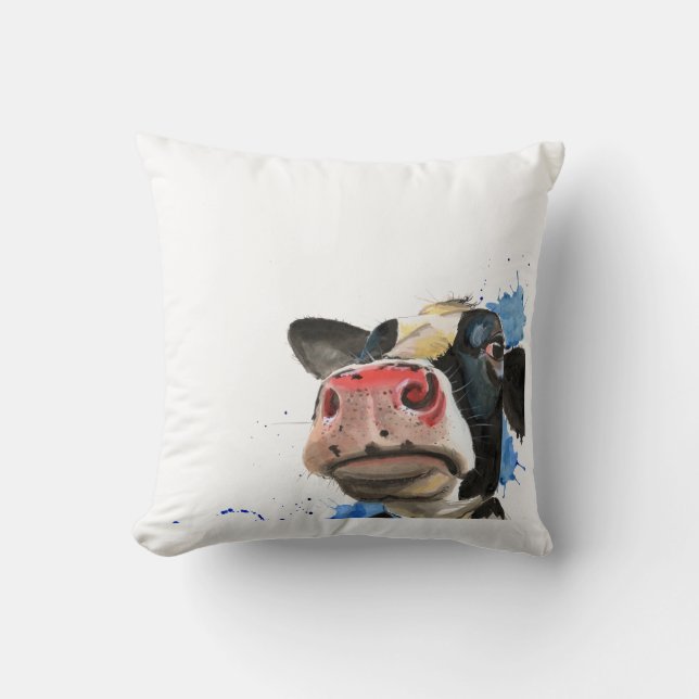 Almofada Coxim Nosy da vaca, coxim da vaca, animal de (Frente)