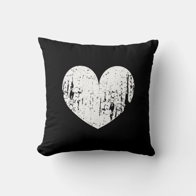 Almofada Coxim preto e branco do travesseiro decorativo do (Frente)