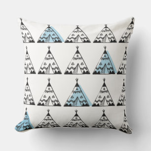 Almofada Coxins dos miúdos - Teepee azul