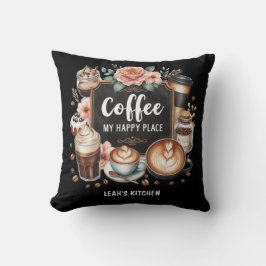 Almofada ☕ Cozinha de Coffeecore Personalizada Café Café Ca