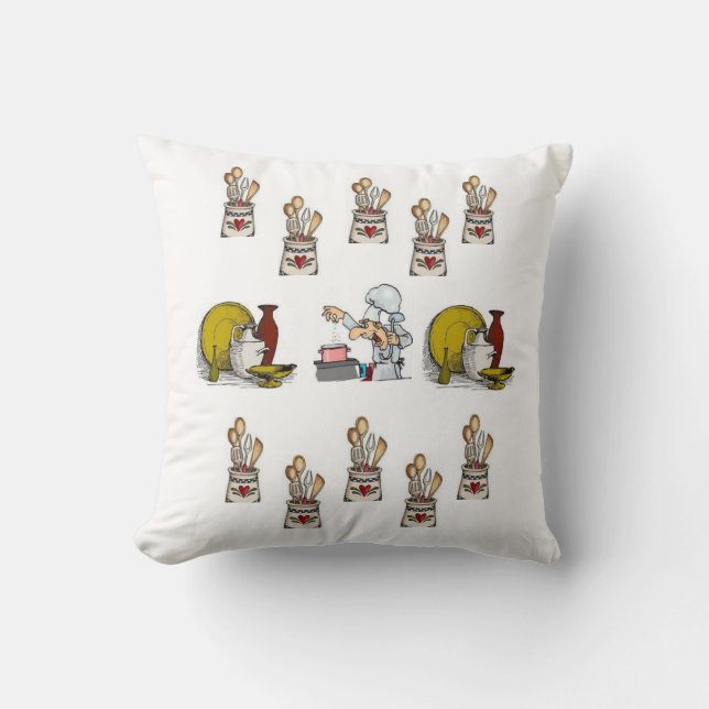 Almofada Cozinha travesseiro decorativo (Frente)