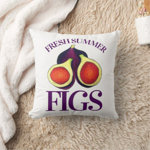 Almofada Cozinhar de Comida de árvores de figo, figuras de