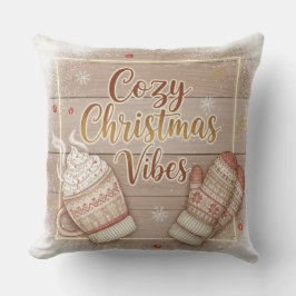 Almofada Cozy Christmas Vibes Decorative Pillow