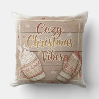 Almofada Cozy Christmas Vibes Decorative Pillow