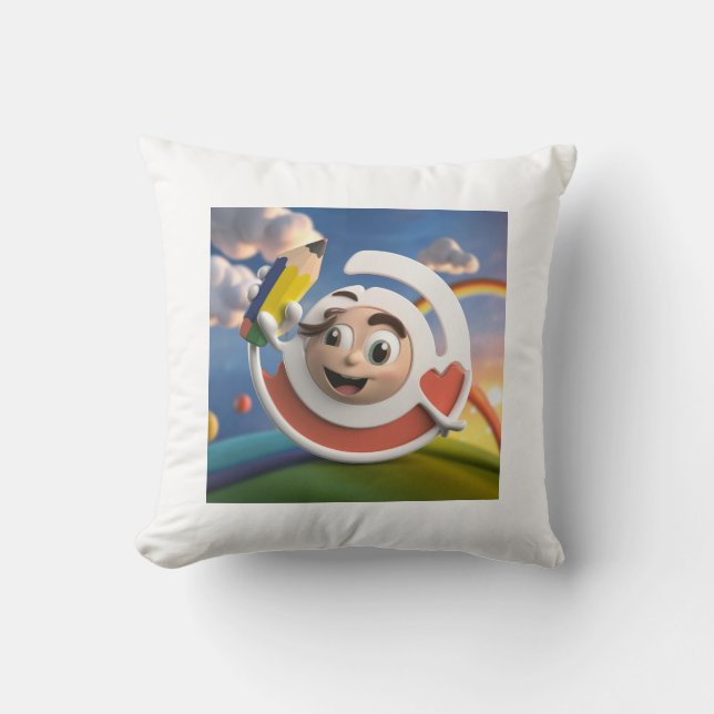 Almofada "Cozy Comfort: Suave e Na moda Travesseiro decorat (Frente)