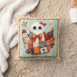 Almofada Cozy Ghost Patchwork Quilt - Halloween & Fall