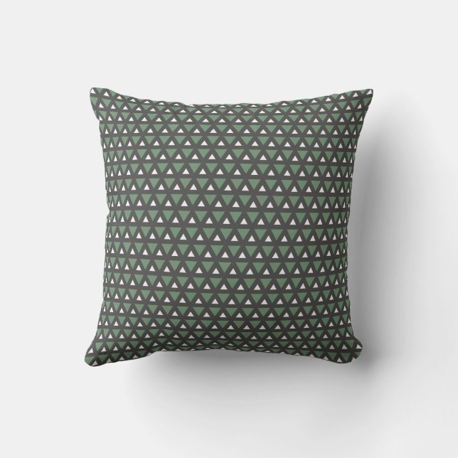 Almofada Cozy  Modern Geometric Pattern Throw Pillow (Verso)