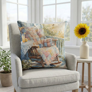 Almofada Cozy Porch com Quilt e Lemonade Charm
