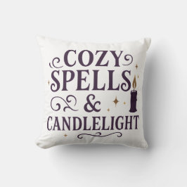 Almofada Cozy Spells & Candelight Purple Pumpkin Travesseir