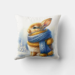 Almofada Cozy Winter Bunny Rabbit
