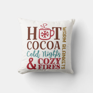 Almofada Cozy Winter Things Home Decor Travesseiro decorati
