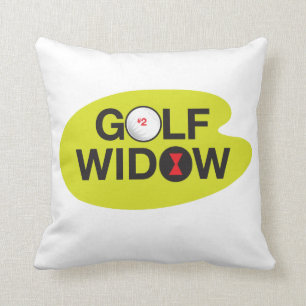 Almofada Crachá da viúva de golfe de camisetas da aranha