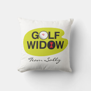 Almofada Crachá de honra da Viúva de Golfe personalizado