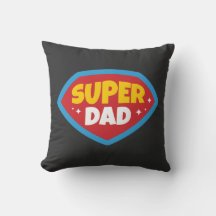 Crachá de Super-Herói Retro Super Papai