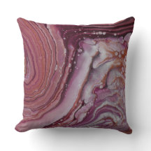 Cranberry Field Throw Pillow