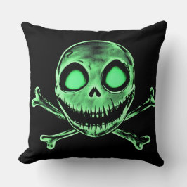 Almofada 💀 Crâne Lumineux Halloween